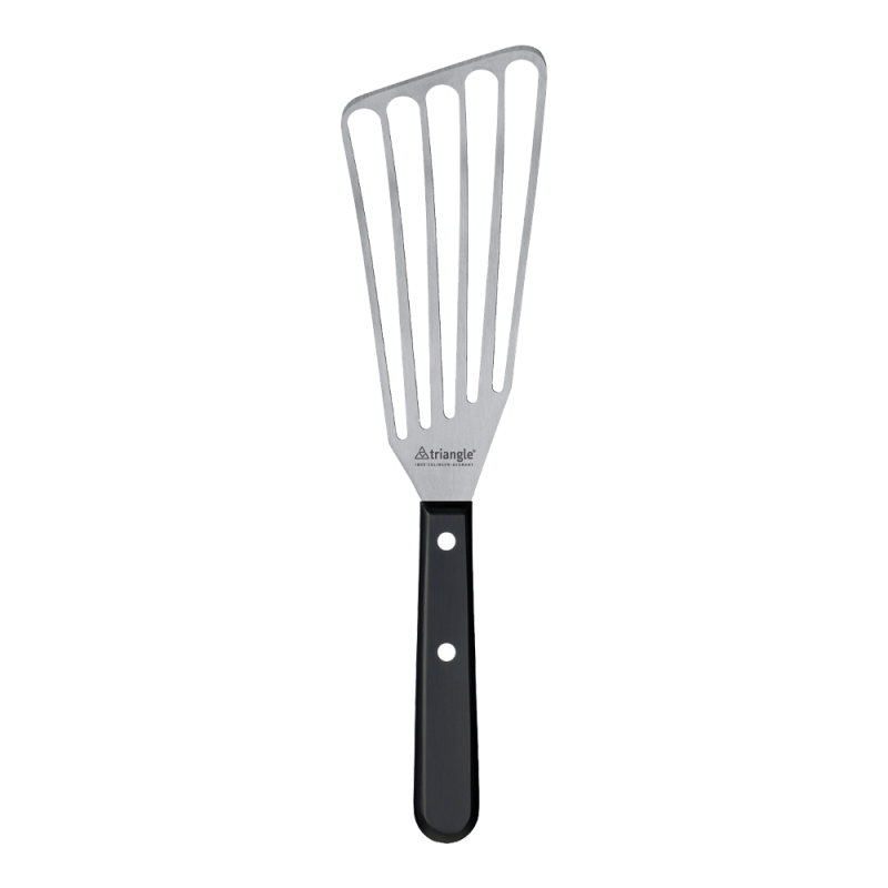 SPATULA SLOTTED/PERFORATED FLYING W/BLK HDL 16CM – Lau Choy Seng Pte Ltd