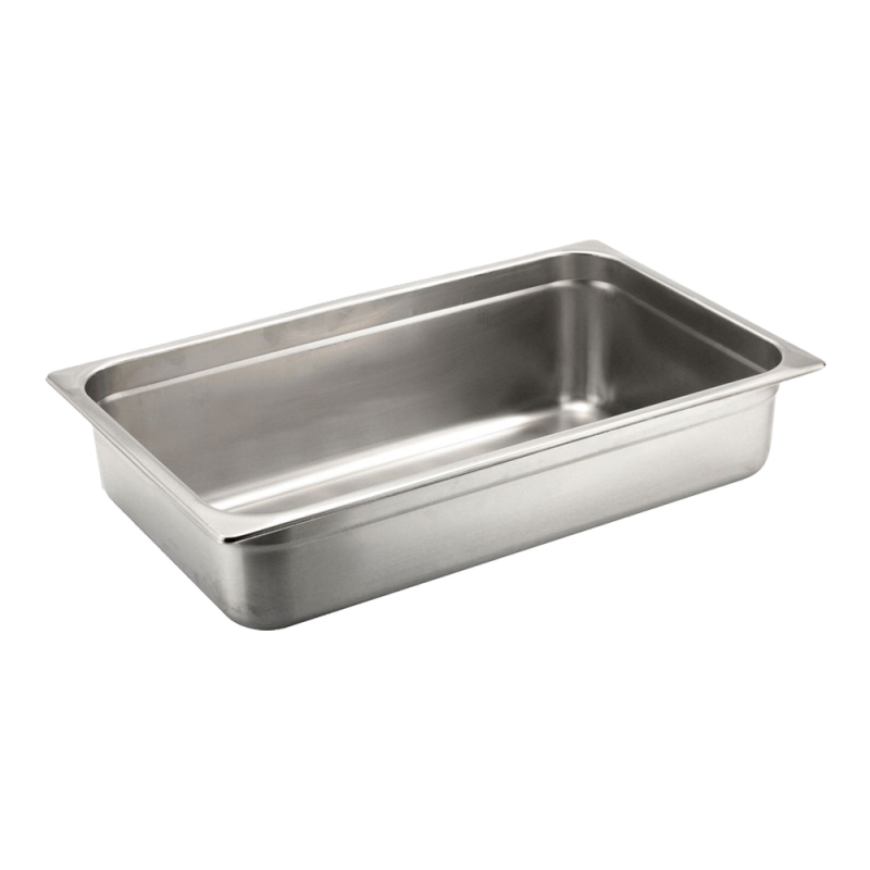 PAN 18/8 S/S GN FOOD INSERT 1/1 X 65MM 0.7MM THICK - Lau Choy Seng Pte Ltd