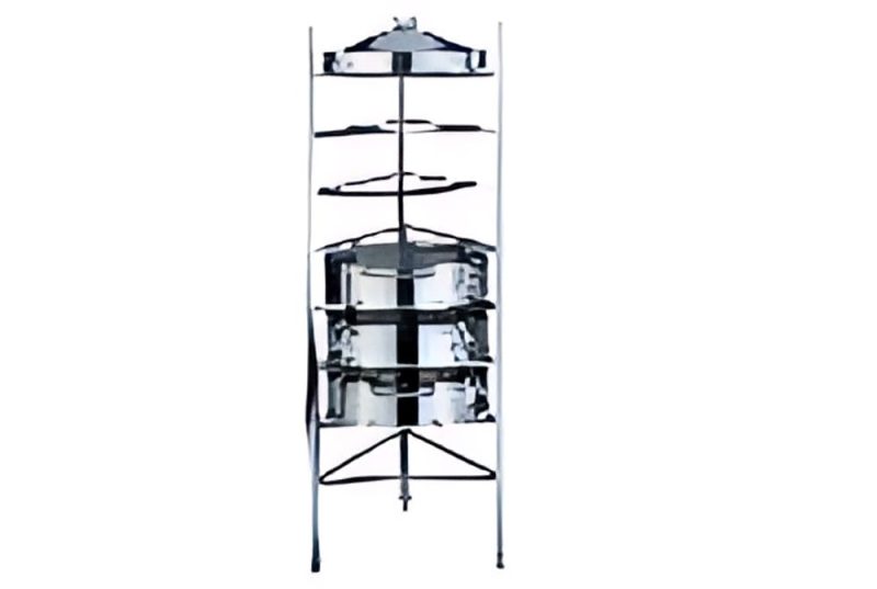 Triangle Shaped Rack S/S 8-TIER TRIANGLE SHAPE RACK - Lau Choy Seng Pte Ltd